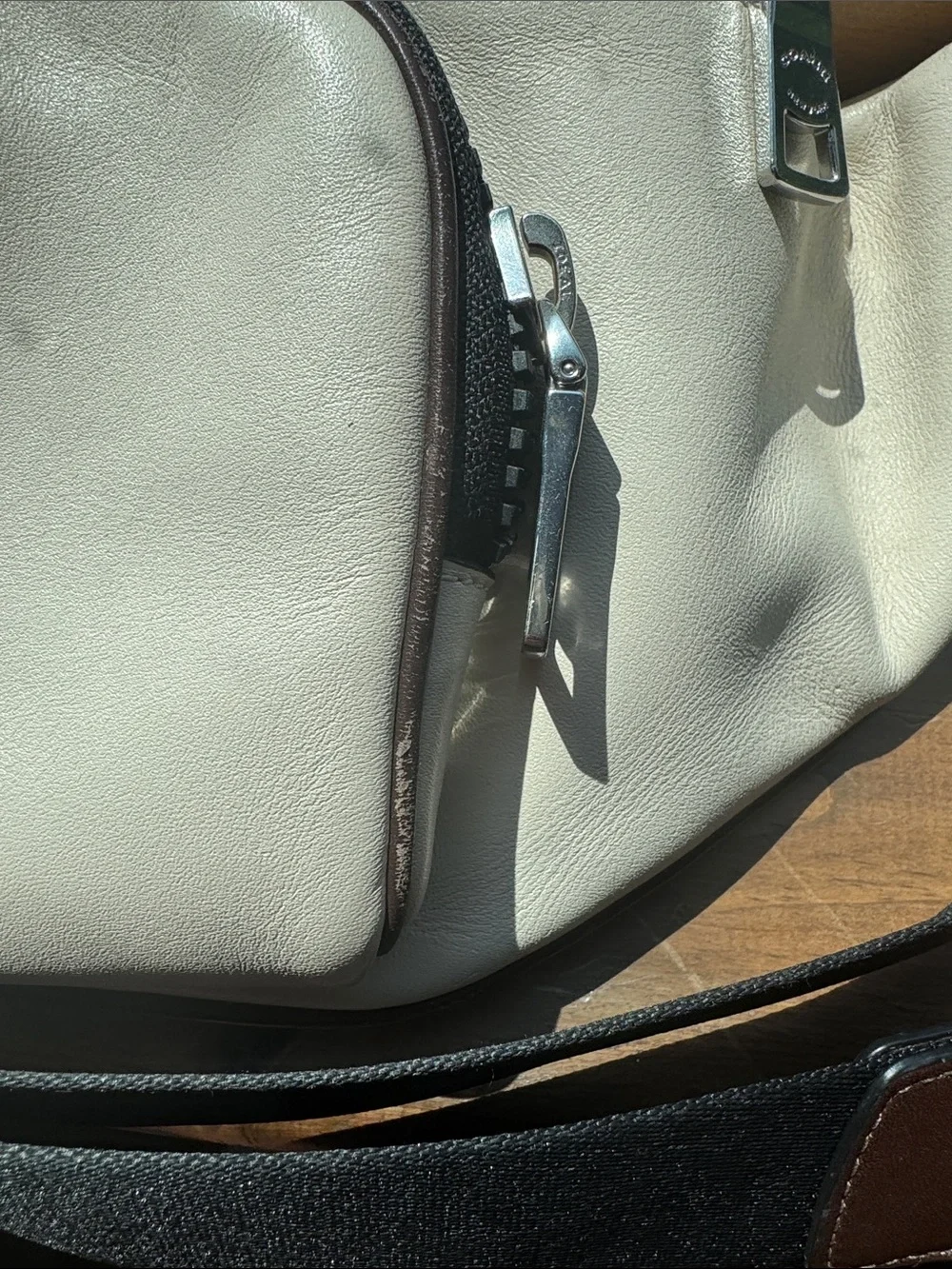 Coach leather belt